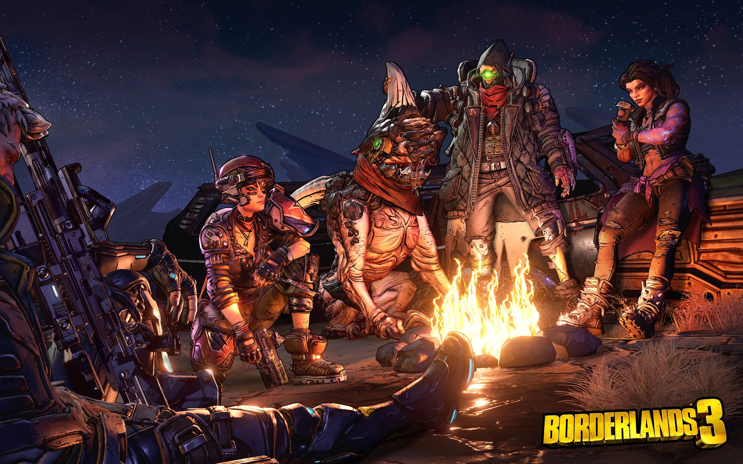 Borderlands 3, Characters, Zane, Moze, FL4K, Amara, 4K, 8 Wallpaper PC