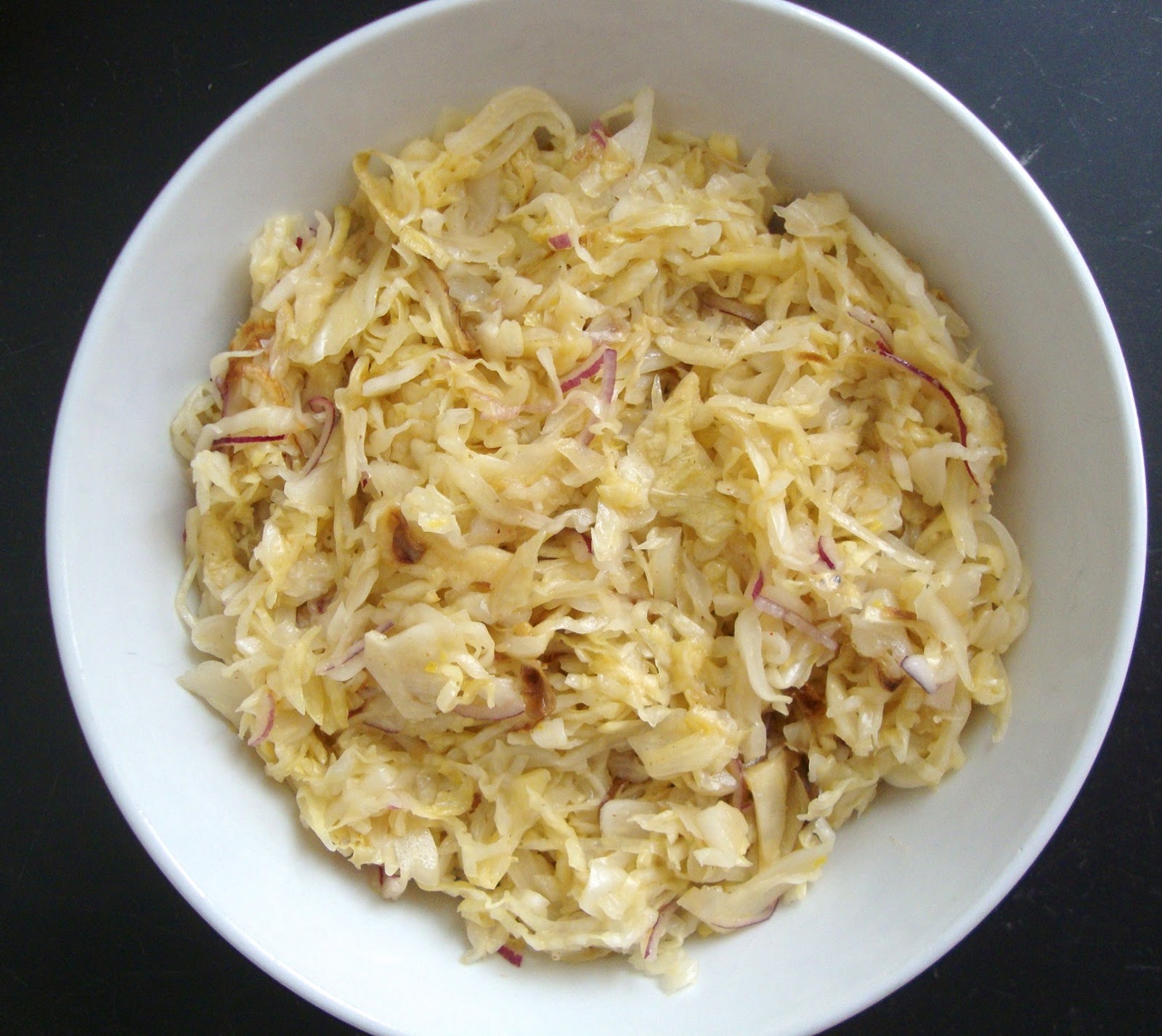 Cooketteria: Gebackener Urkohl(salat) mit Apfeldressing