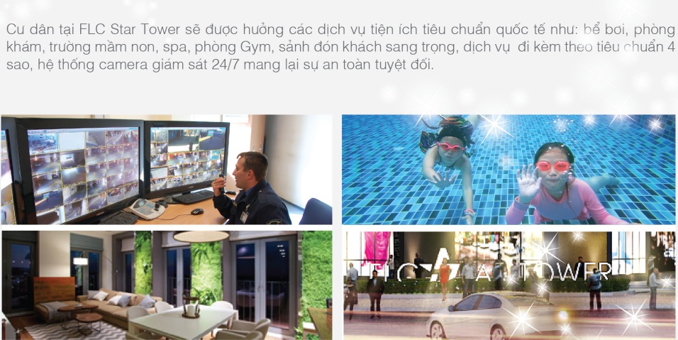FLC Star Tower có đầy đủ các tiện ích đạt tiêu chuẩn quốc tế FLC Star Tower có đầy đủ các tiện ích đạt tiêu chuẩn quốc tế