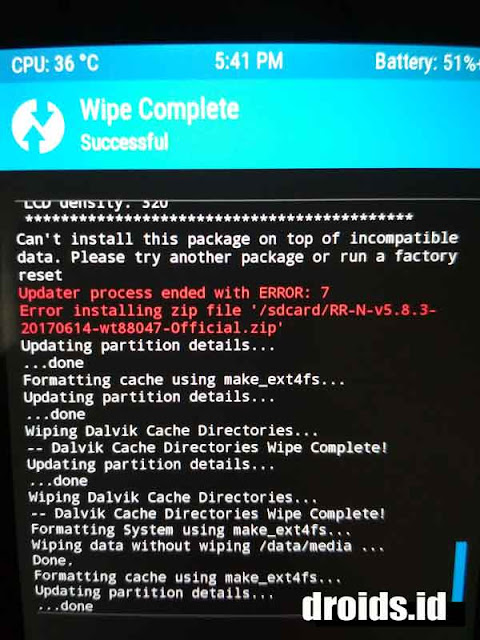 [droids.id] Mengatasi Installation Aborted Status 7 Error