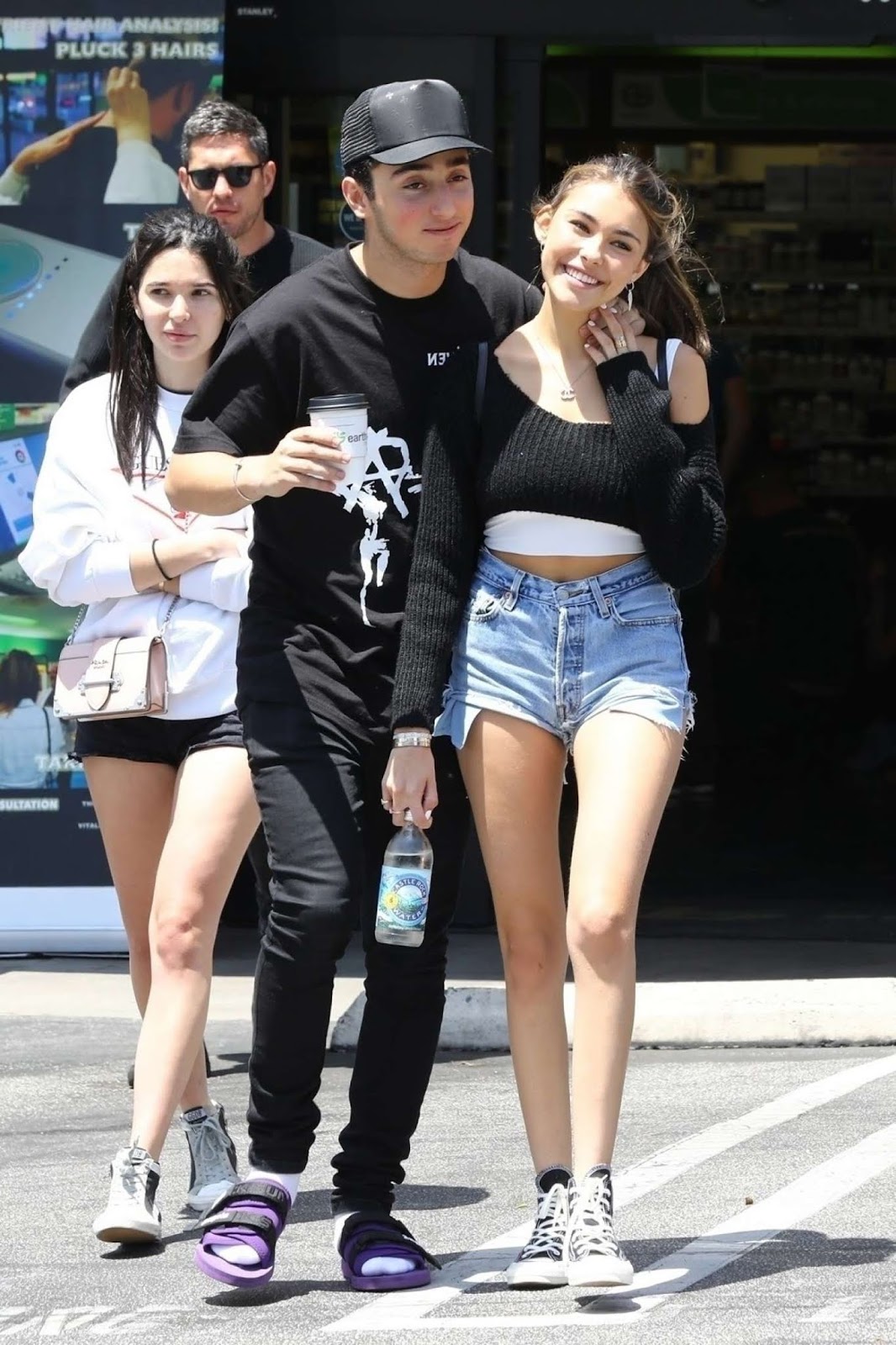 Madison Beer with her boyfriend Zack Bia in Los Angeles - Indian Models & Actress