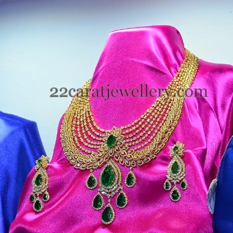 Three Step Diamond Necklace - Jewellery Designs