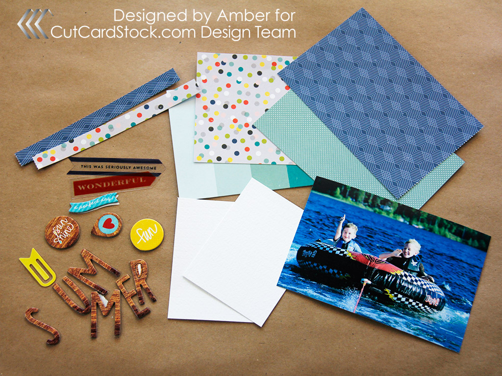 Summer Fun Scrapbook Layout