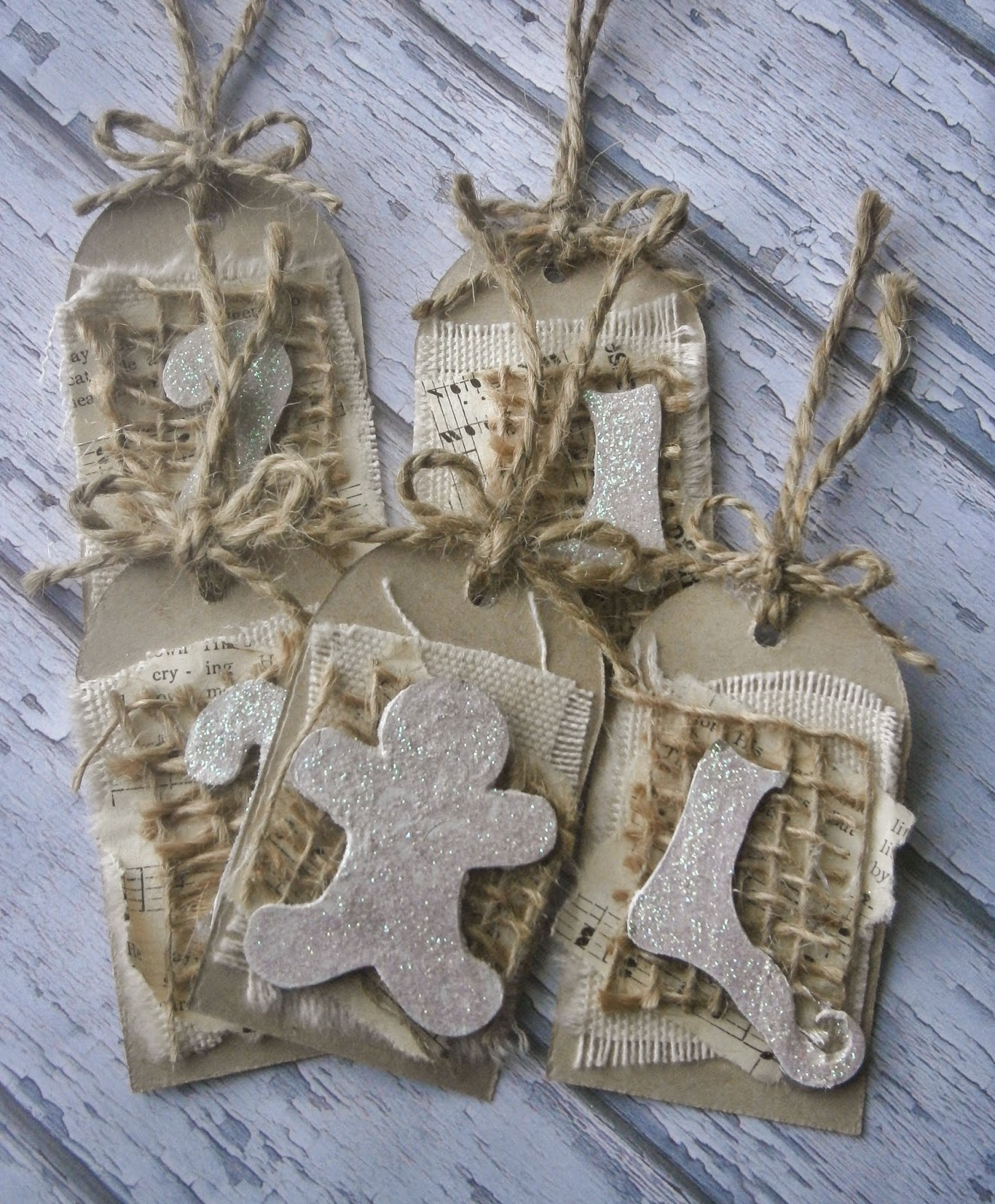 With All My Art and Soul Christmas Tag and small gift tags