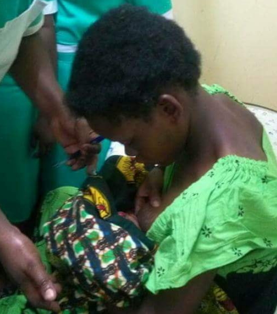 nigerian girl gives birth monster baby  nigerian girl gives birth monster baby