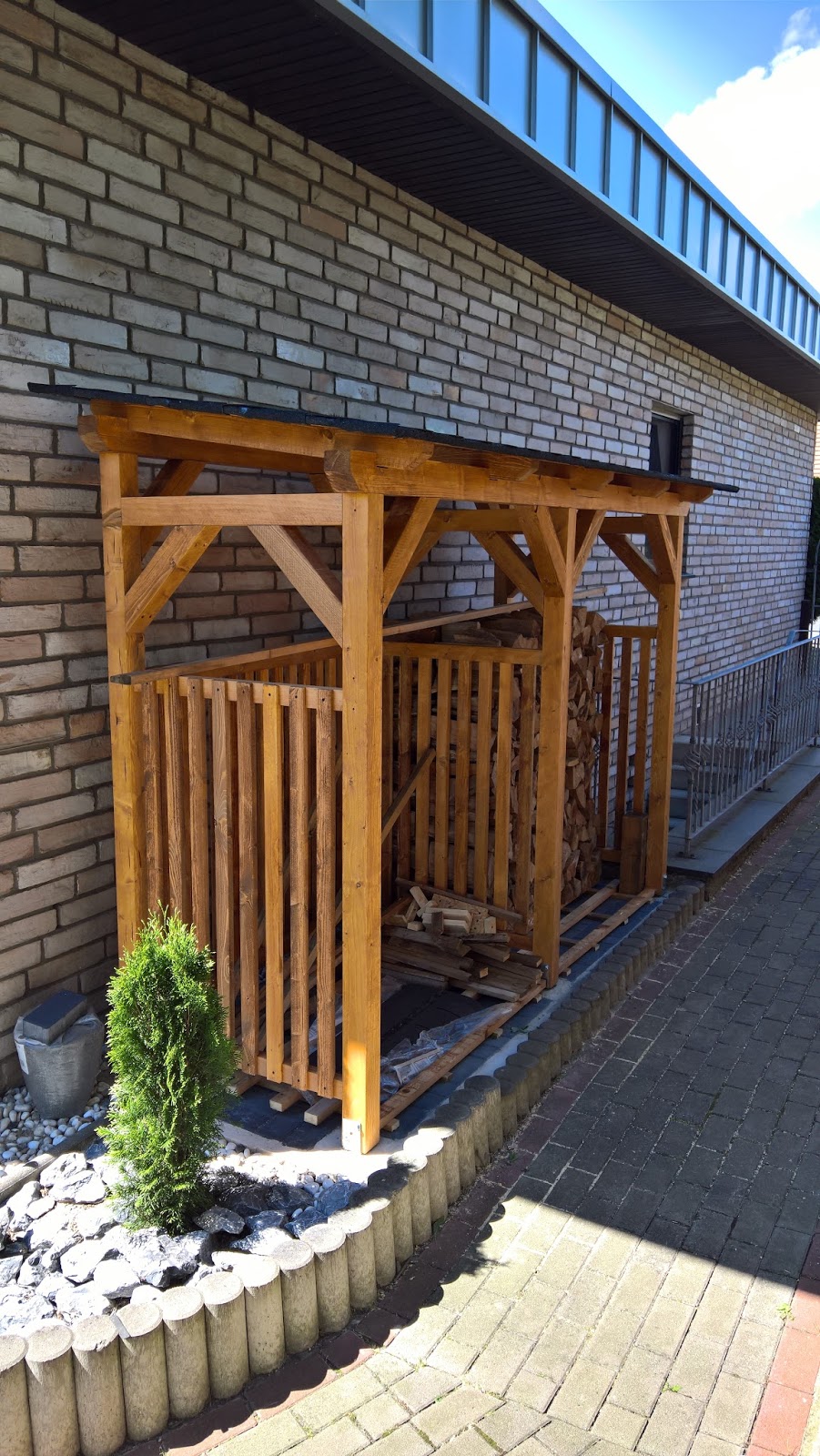 Meine Holzprojekte : Holzunterstand