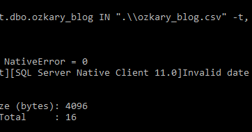 SQL Server BCP Import Skip and Map Columns Using Views ~ Ozkary ...