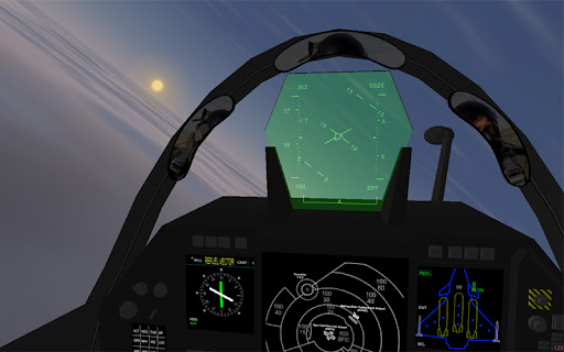 Simulateur Rafale Fighter Jet: Dassault Rafale Cockpit
