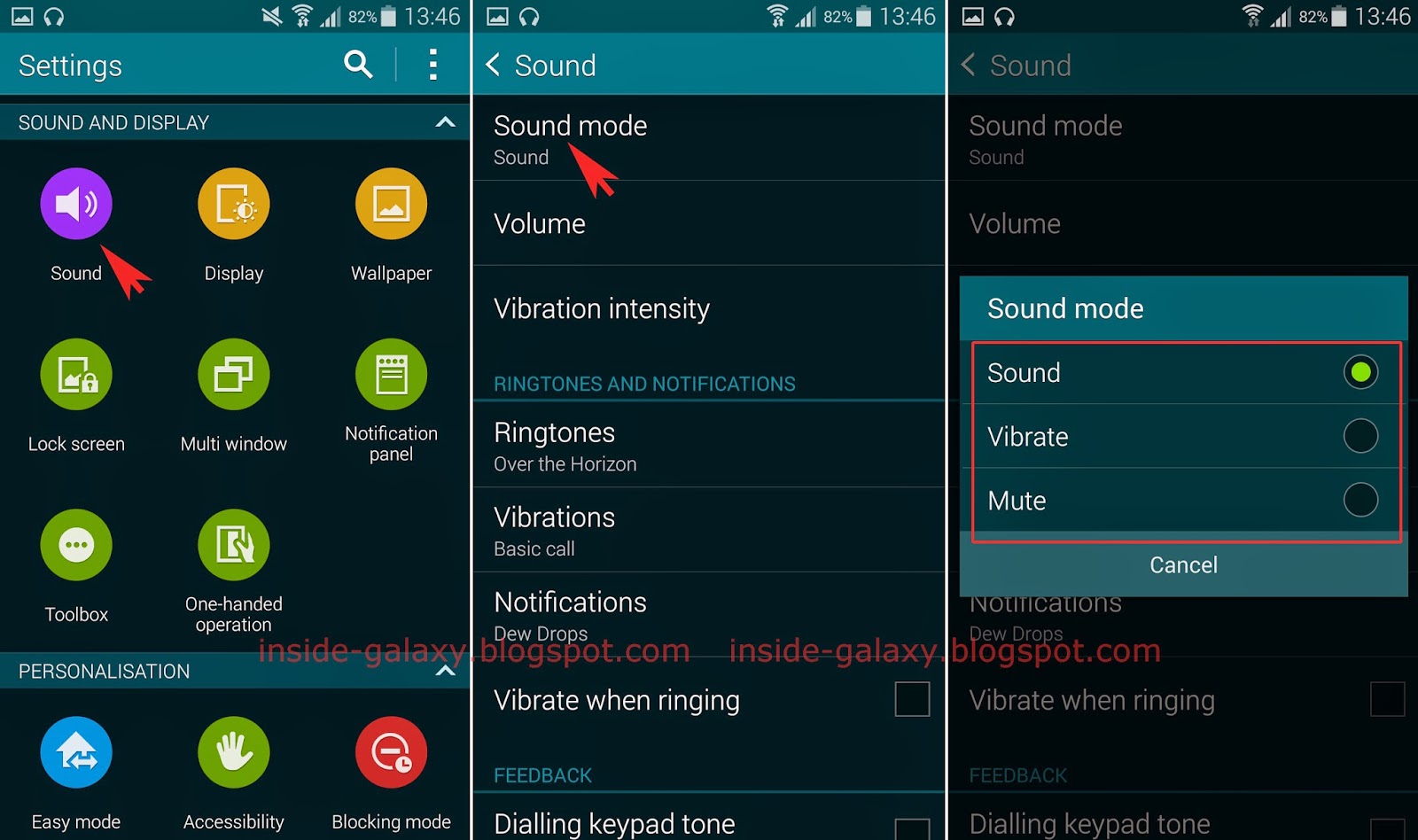 Inside Galaxy Samsung Galaxy S5 How to Change Sound Profile in