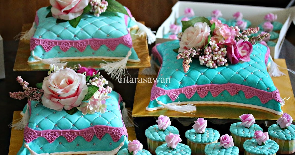 Fondant Pillow Cake - Aisyah Gombak ~ Blog Kakwan
