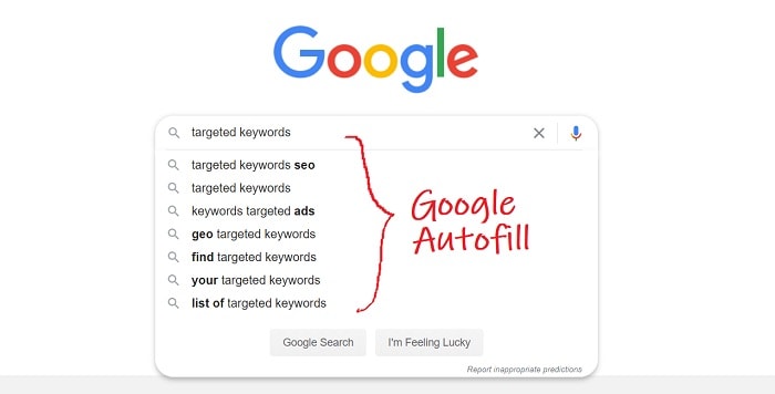 Google Autofill