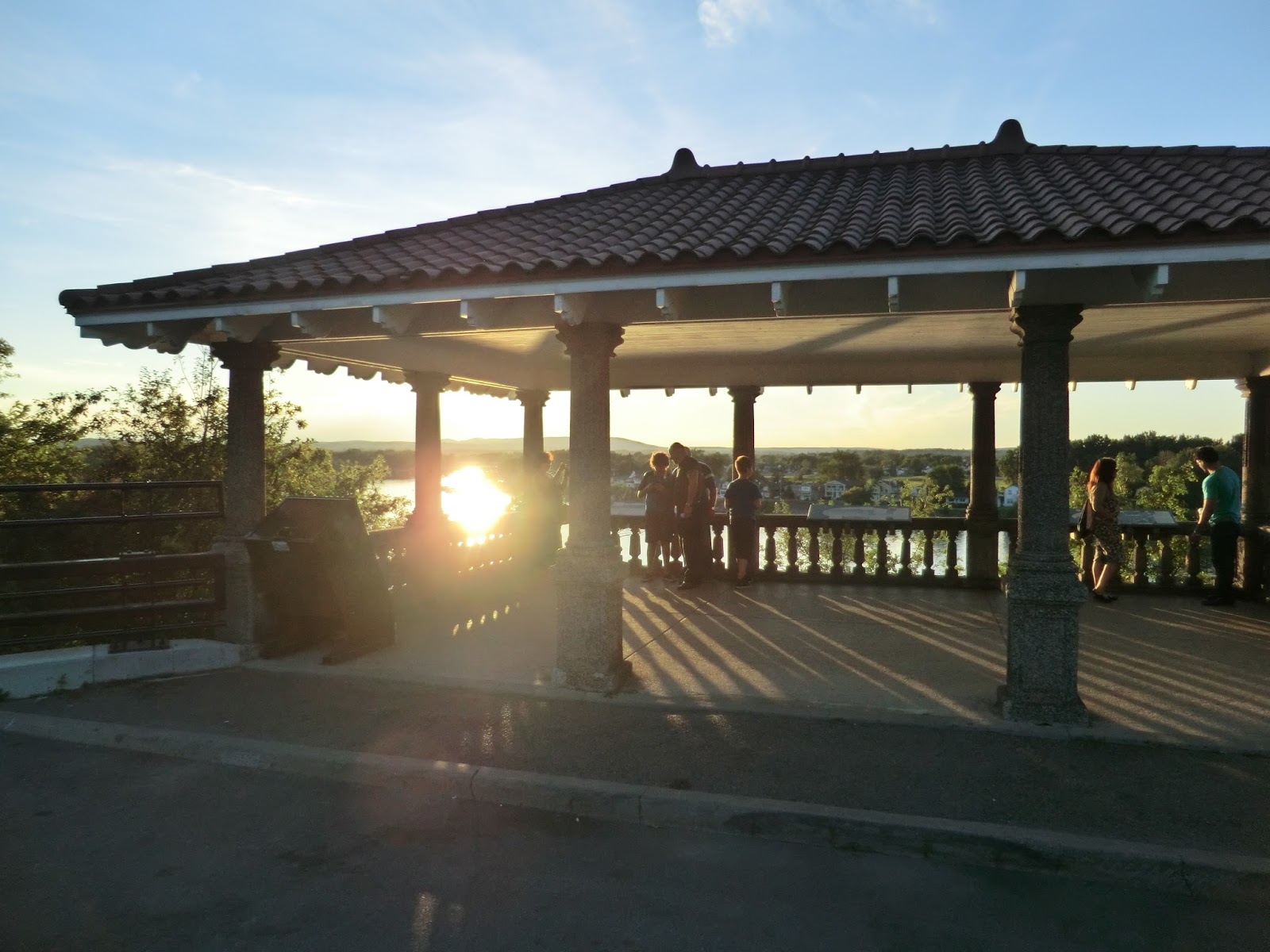 Mark Bellis View of Ottawa River from Rockcliffe Parkway lookout, near