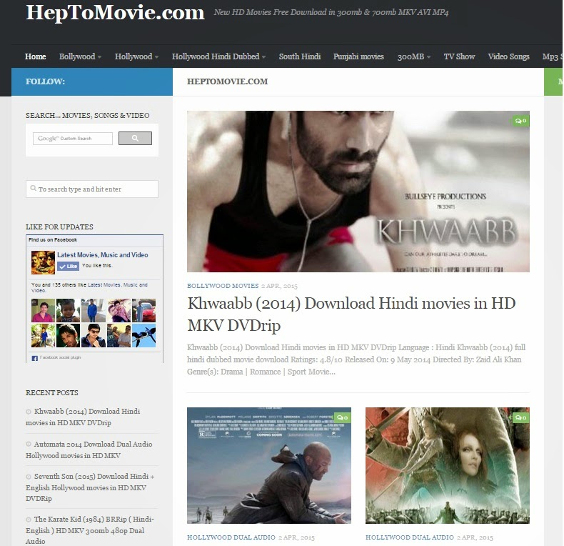 Tips Tricks Blogging: Top 40 Websites List for Download Free Full Movies