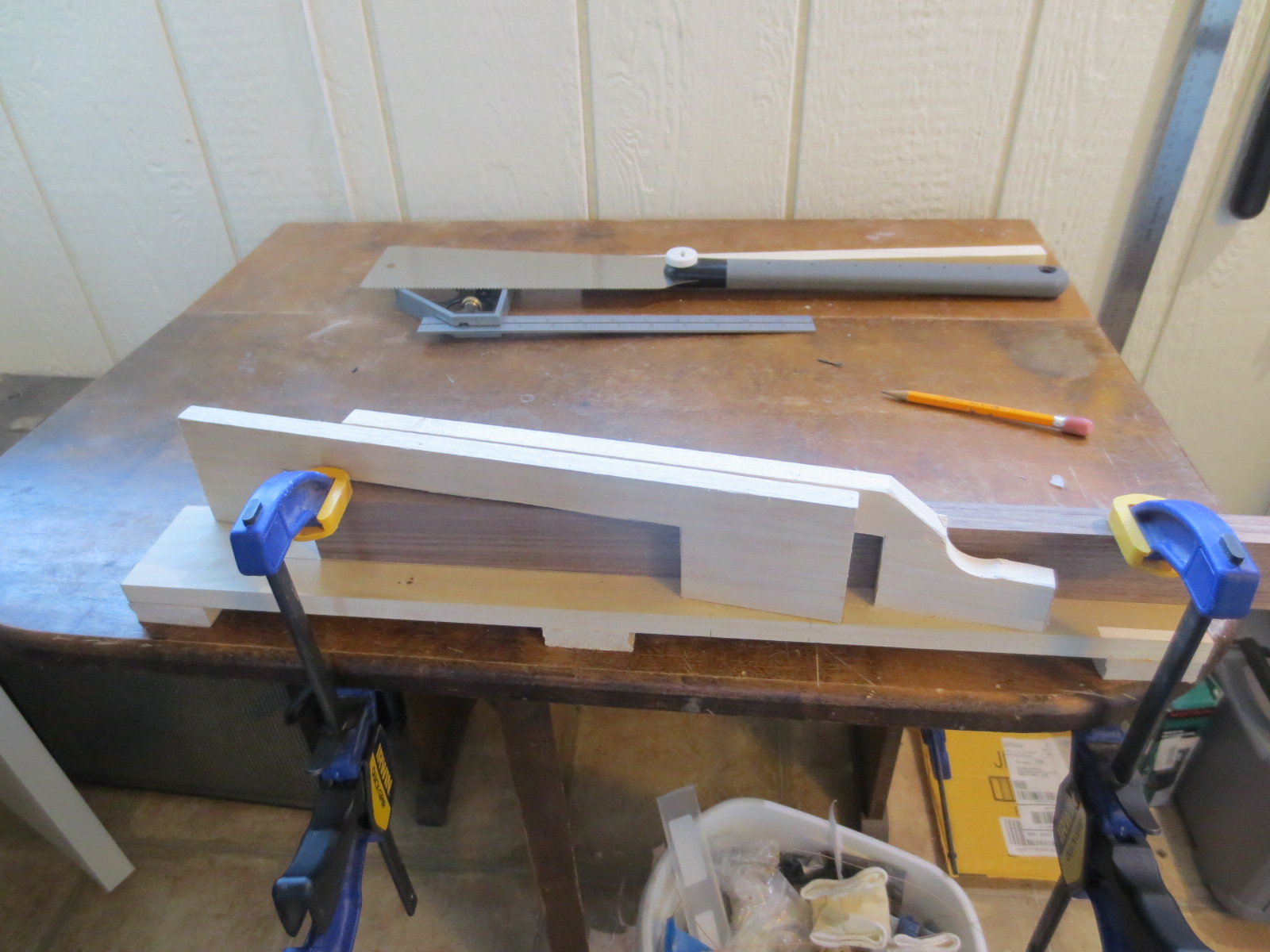 Ricks Cigar Box Guitars Scarf joint jig