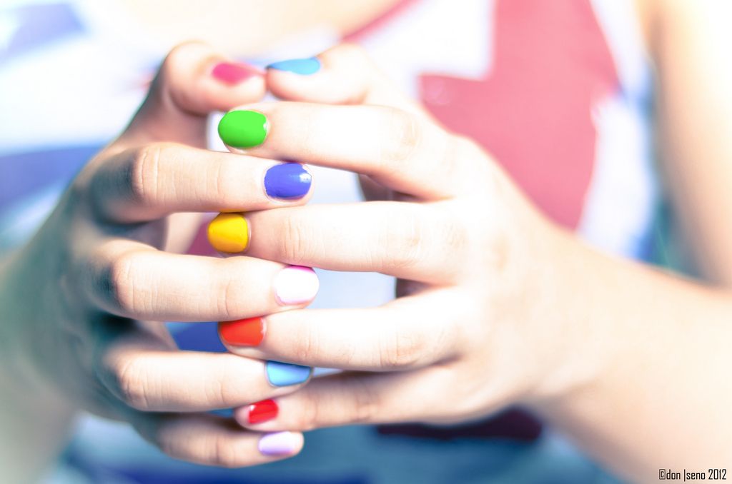 25. rainbow-colored-nails