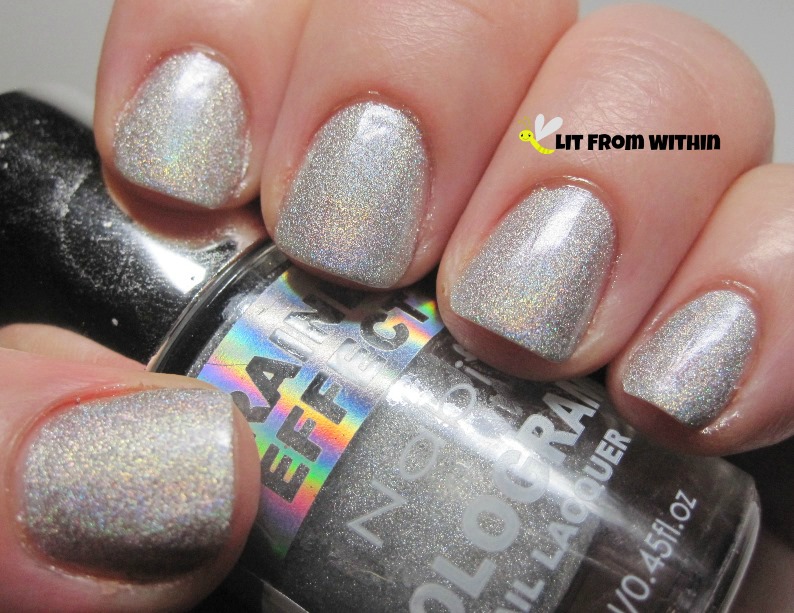 Nabi Silver, a silver holo on the subtle end of the linear spectrum