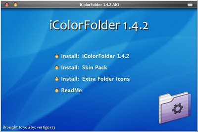 cara mengganti warna folder dengan mudah menggunakan  iColorFolder