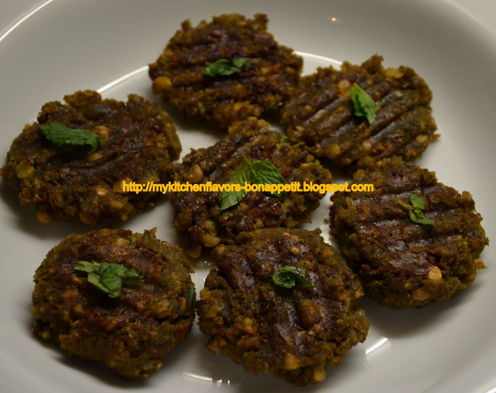 My Kitchen Flavors Bon Appetit! Grilled Healthy Green Kebab