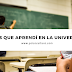Pequeñas cosas que aprendí en la universidad