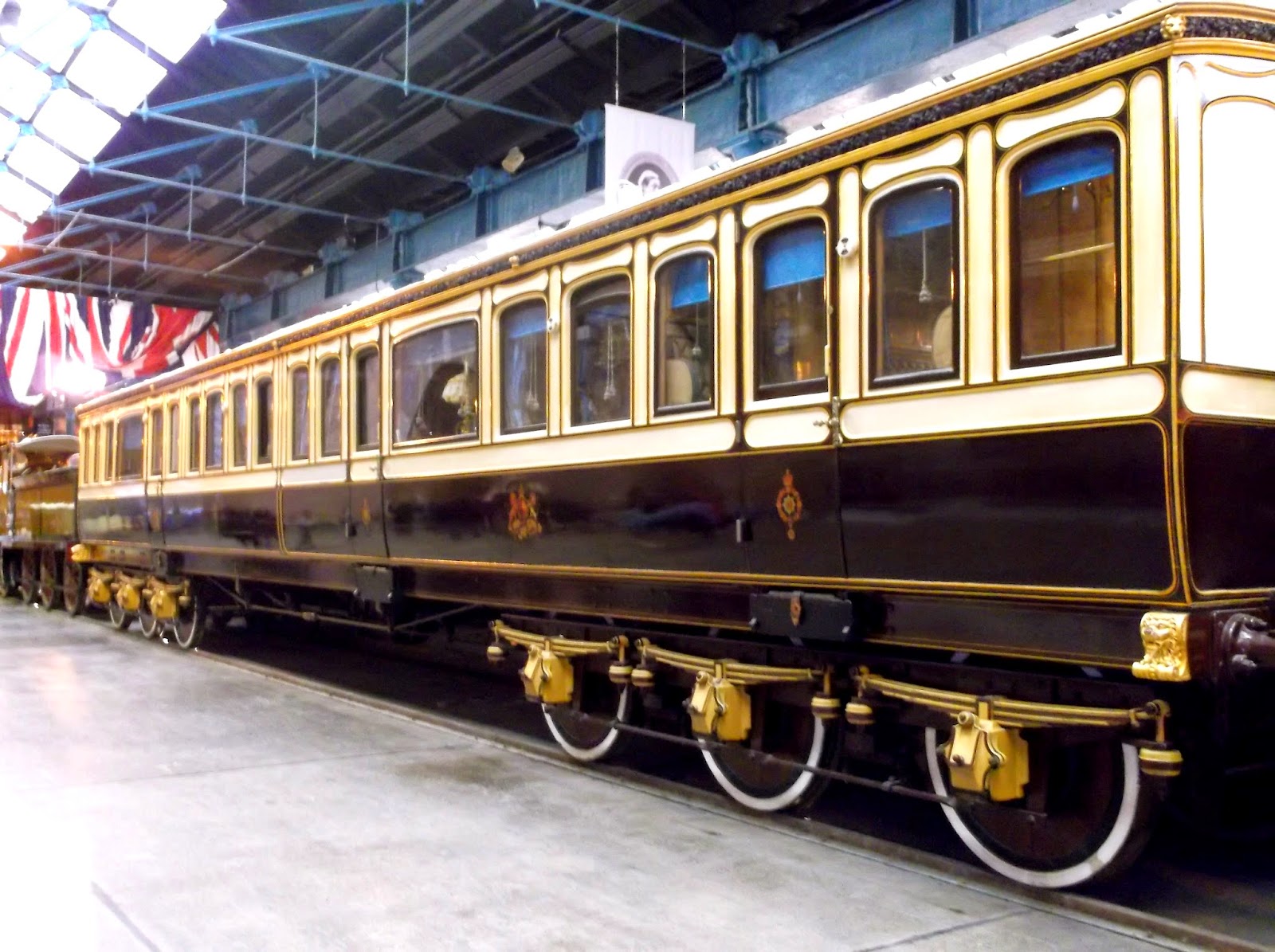 Steam Memories Queen Victoria's saloon at the National Railway Museum York