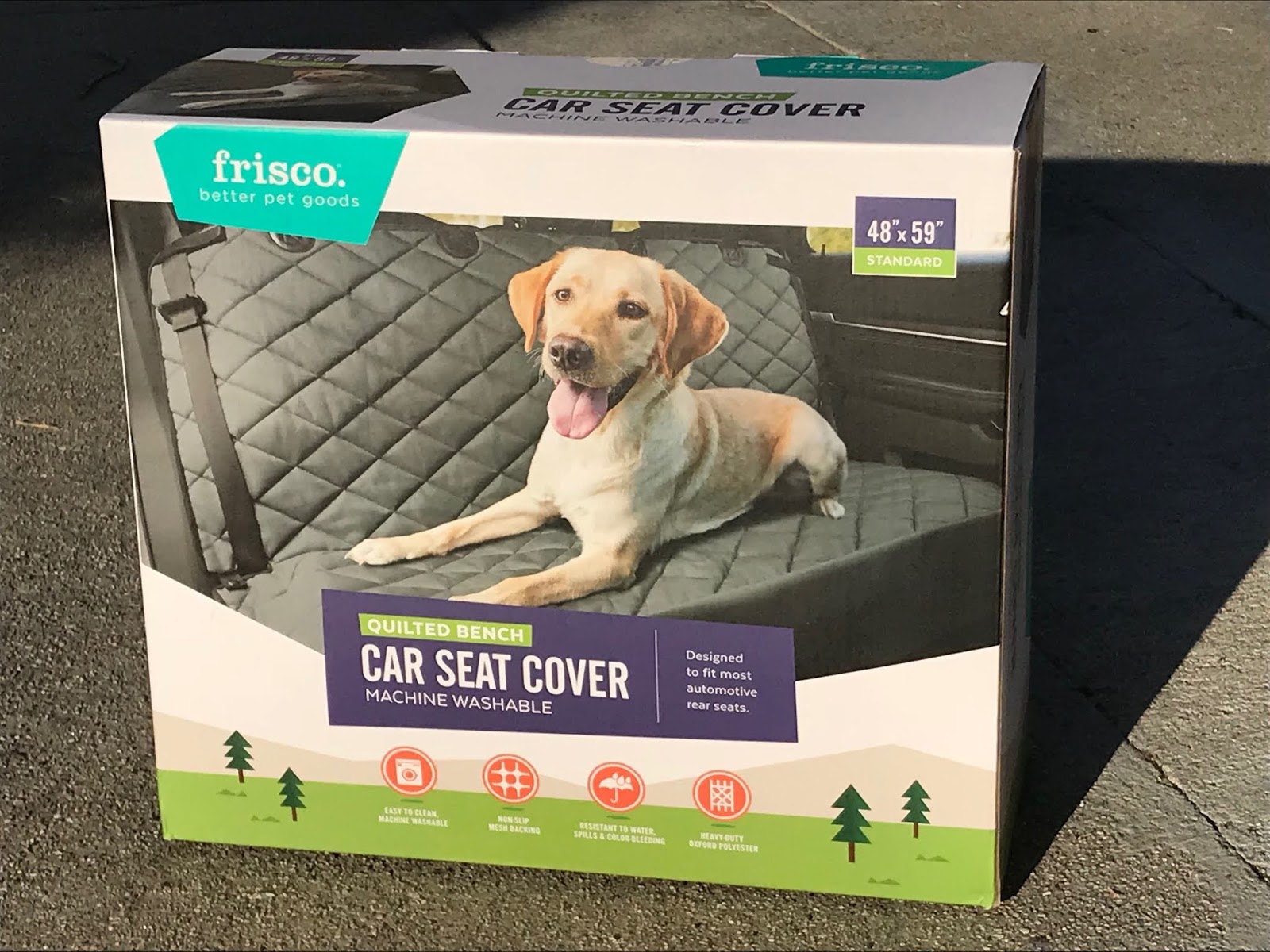 My Dog Says Woof! Product Review Frisco Car Seat Cover