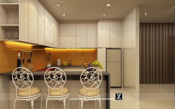 Thiết kế nội thất phòng bếp đẹp, hiện đại tại TP.HCM 9