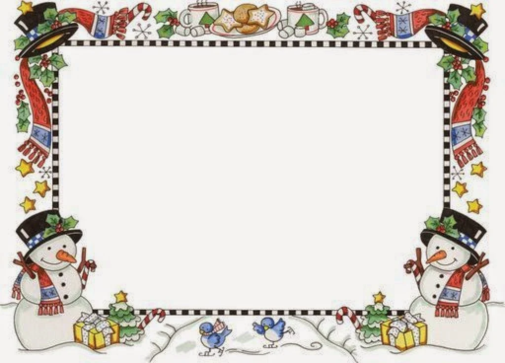 Free Printable Frames for Christmas. - Oh My Fiesta! in english