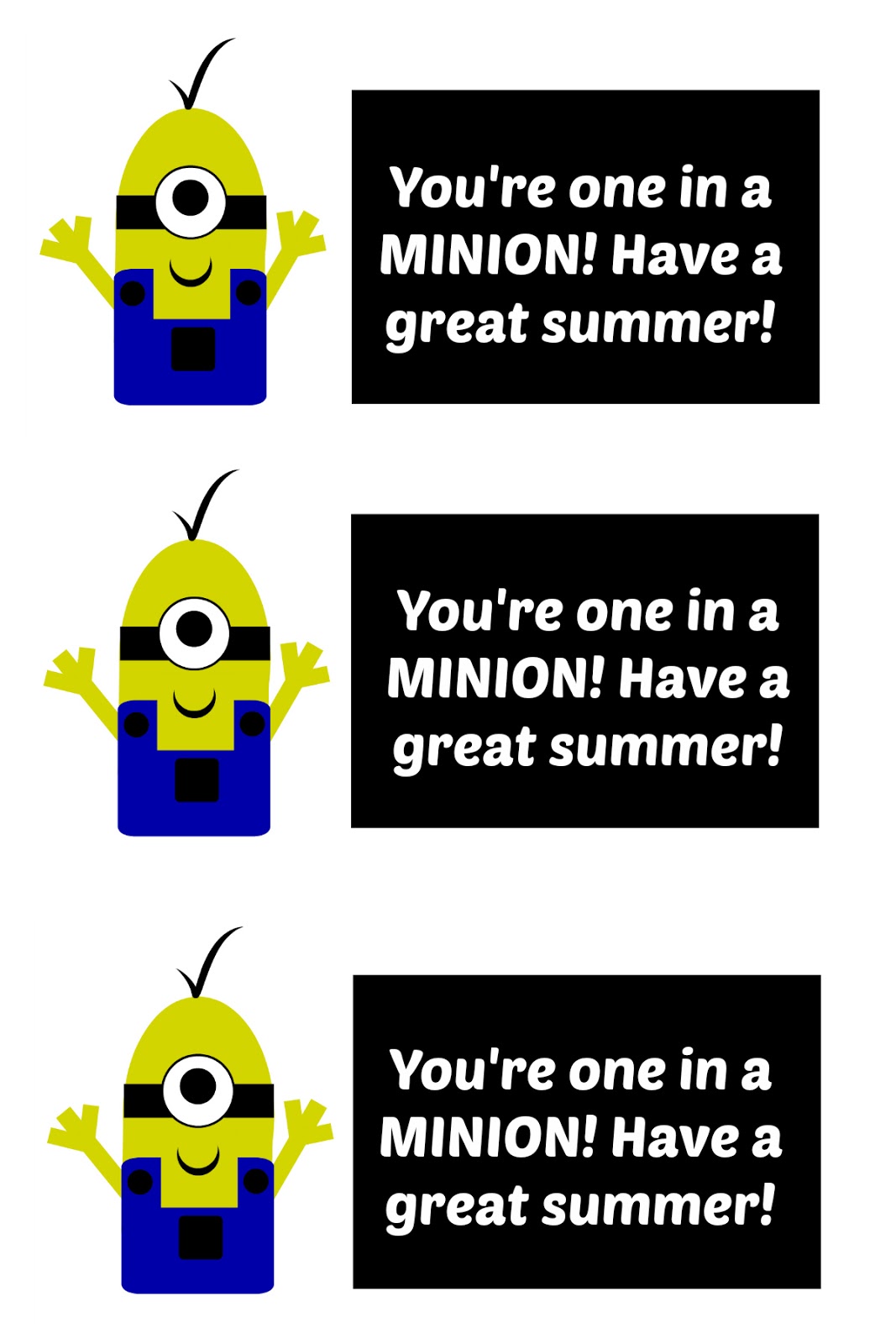 East Coastline Mommy: Cl Snacks Minion Cookies with absolutely free picture about You Re One in a Minion Printable identified as East Coastline Mommy: Cl Snacks Minion Cookies with totally free