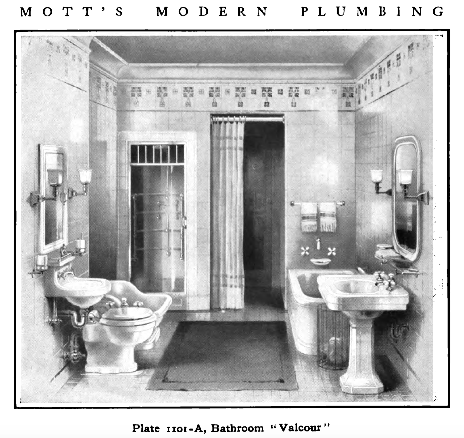 Laurelhurst Craftsman Bungalow Mott's 1914 Plumbing Catalog