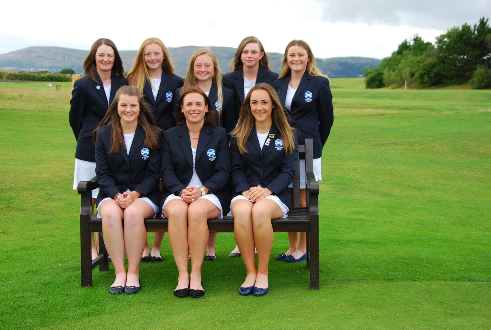 carol fell golf home international results day 1 win for the girls and defeat for the women
