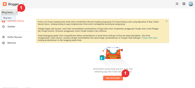 Membuat Blog Buat Blog Baru