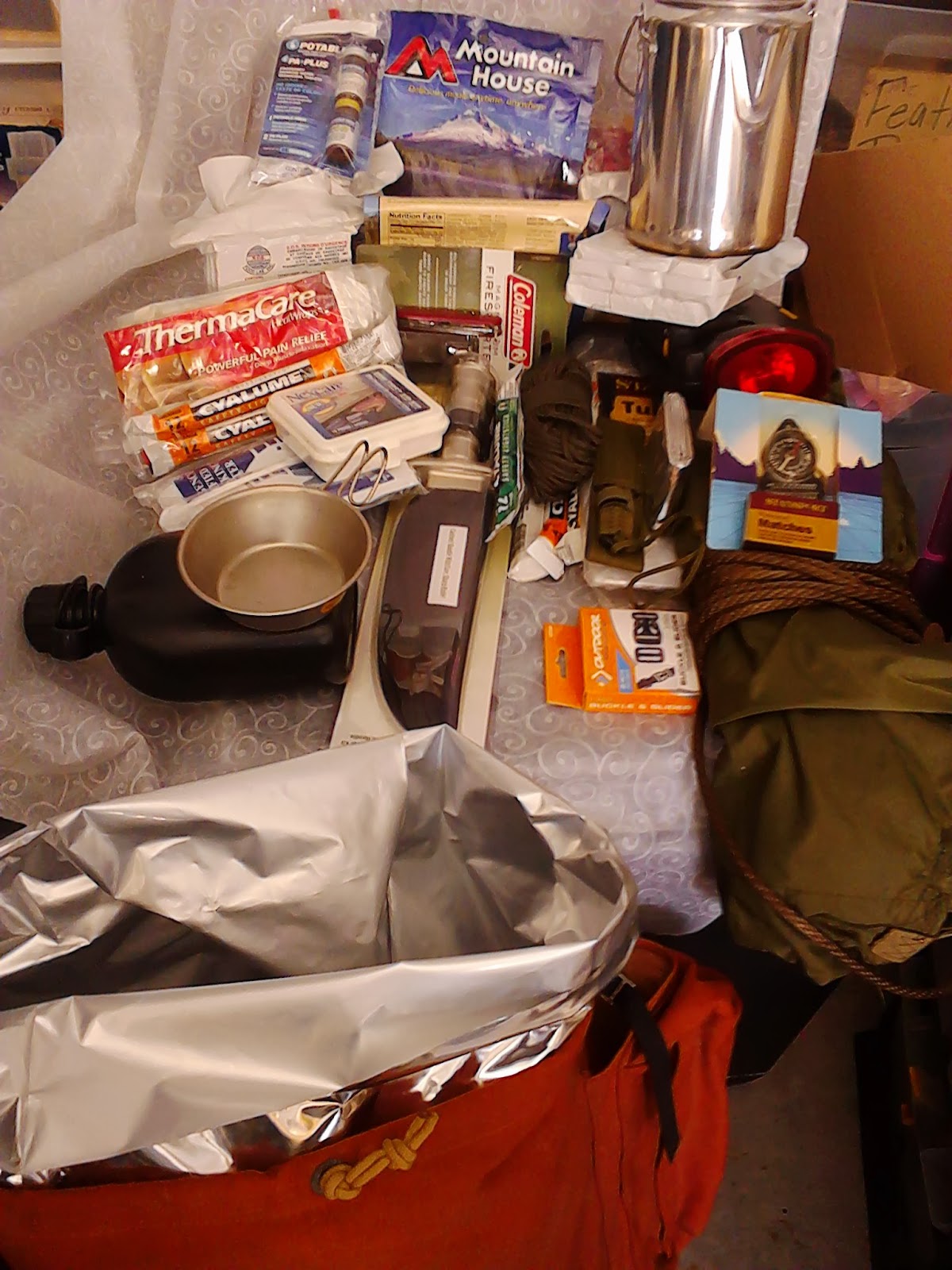 Preparing for Hard Times Get Home Bag