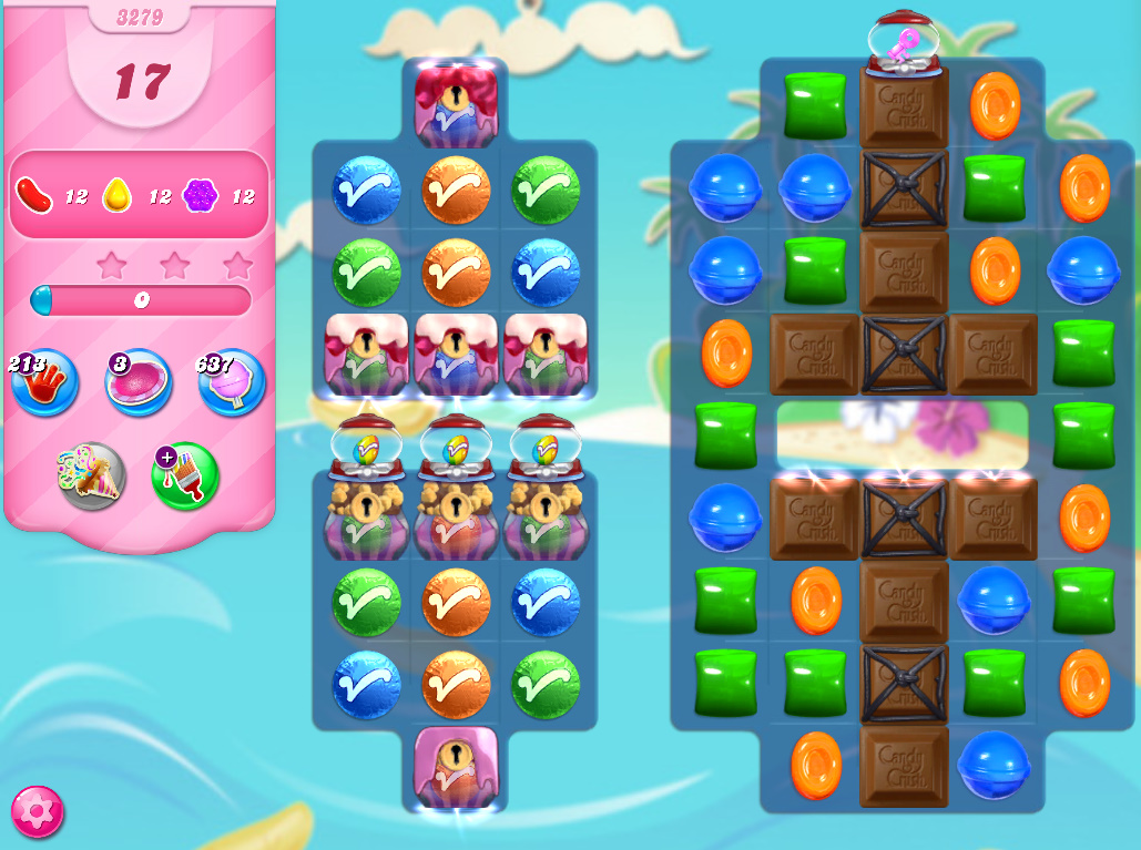 Candy Crush Saga level 3279 Candy Crush Saga level 3279