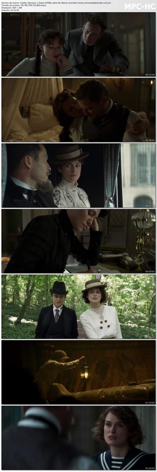 Capturas de la película.