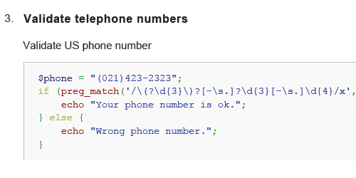php programming help php tutorial april 2014 php phone number format