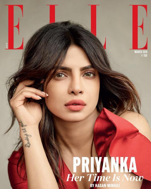 Priyanka Chopra Covers Elle Magazine March 2018 Issue