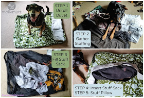 It's so easy to assemble your new #MollyMutt #dog bed - Just follow these easy steps! The Lapdogs think Molly Mutt beds rock! #happydogs #abedoftheirown #upcycle #rescuedogs #LapdogCreations ©LapdogCreations