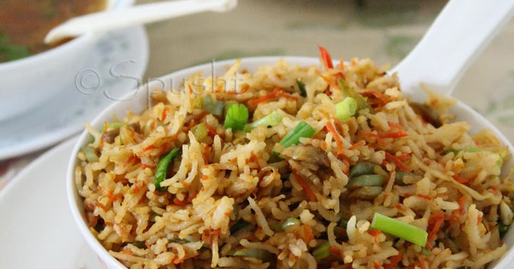 Spusht: Chinese Fried Rice: Indo-Chinese Food