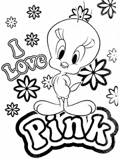 tweety uncolored