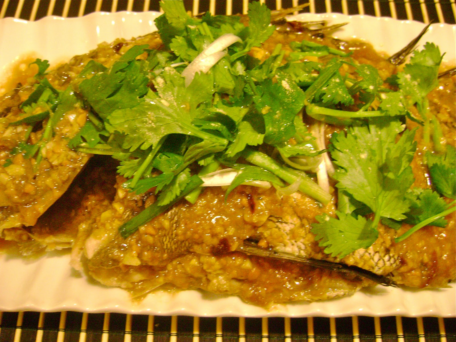 Savories and Sweets by Keyna Steamed Fish With Hot And Spicy Bean Paste