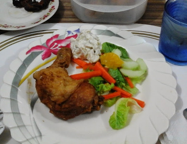dada's blog - chicken & salad dinner