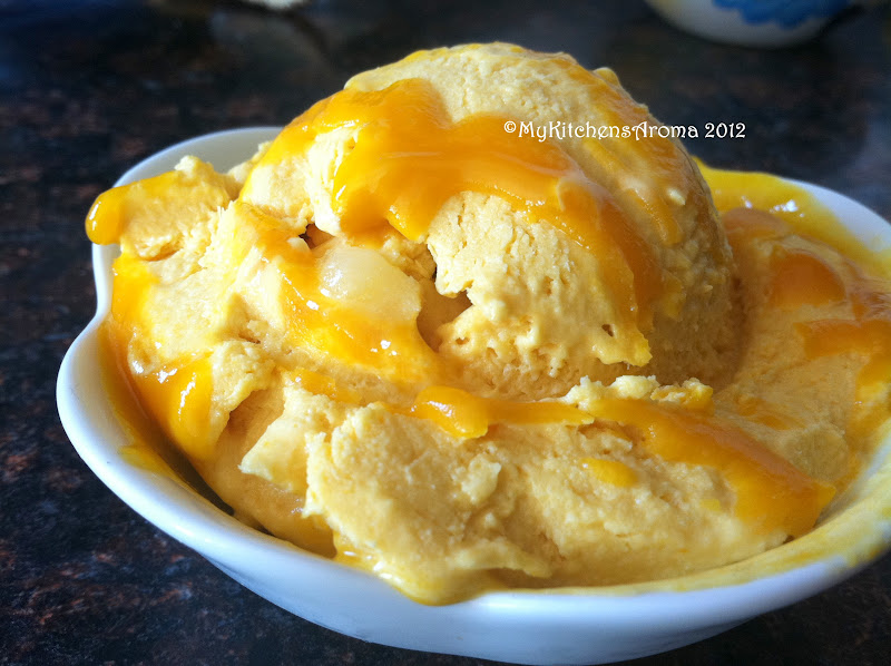 The Sizzling Pan "Sweet Treats" Easy Mango and Coconut Milk Sorbet