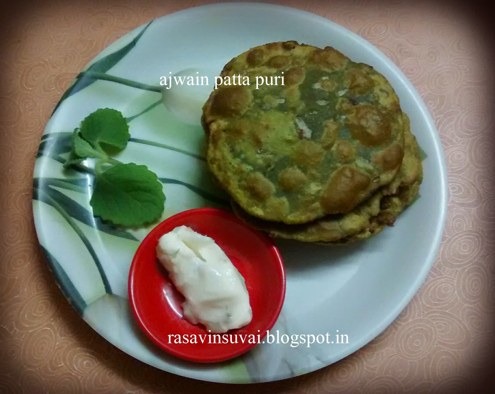 Raji Ramakrishnan AJWAIN PATTA PURI