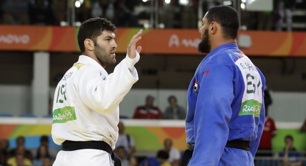 هزيمة إسلام الشهابى أمام اللاعب الإسرائيلى بمنافسات الجودو فى الأولمبياد بريو 2016