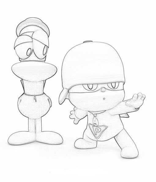 Pocoyo Coloring Pages ~ Free Printable Coloring Pages - Cool Coloring Pages