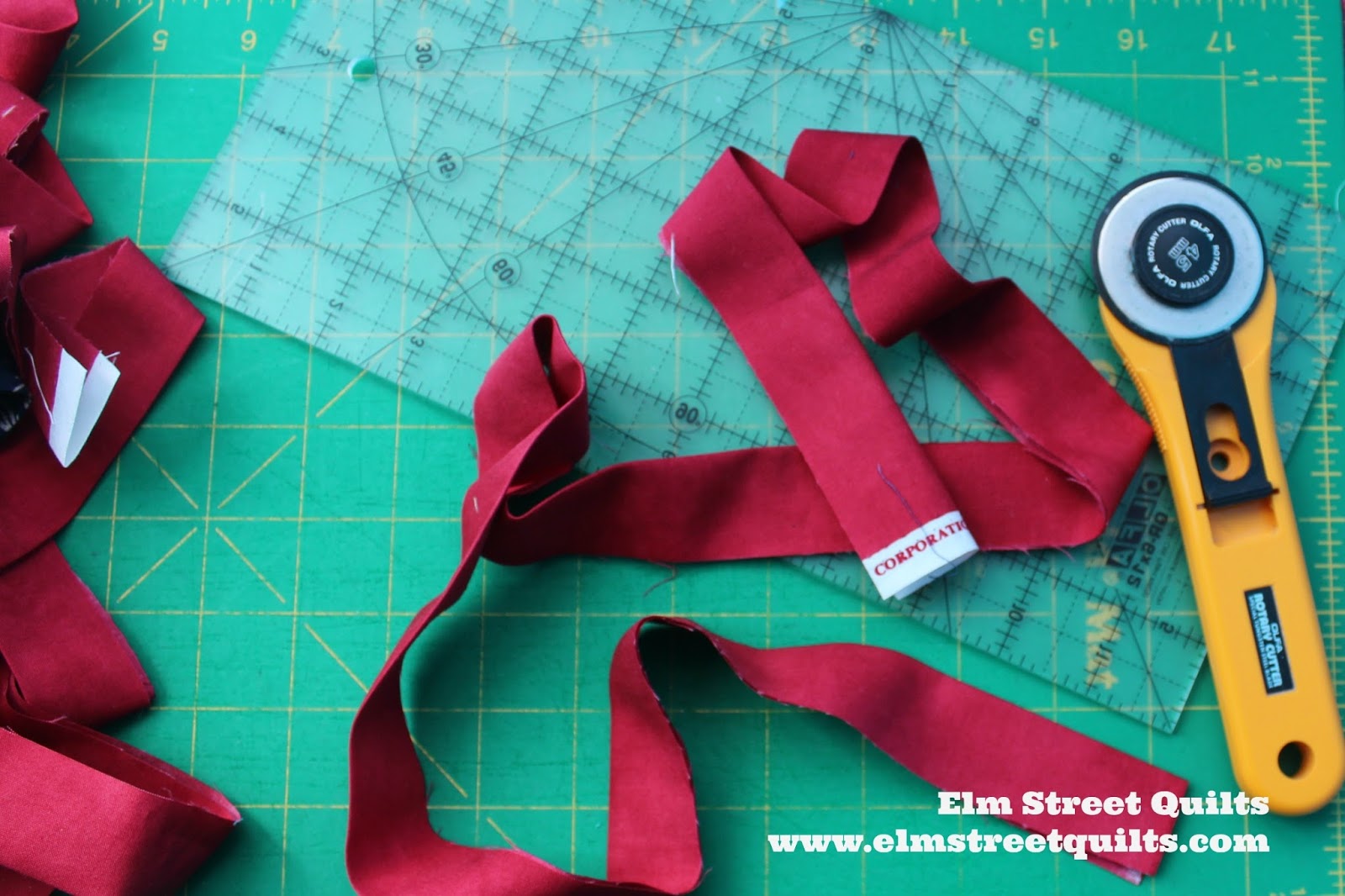 Prepare your quilt for binding Elm Street Quilts