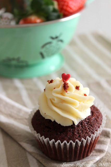 red velvet cupcake ricetta perfetta