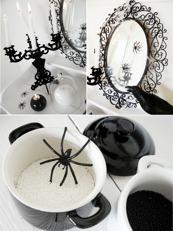 Black and White Halloween Decorating Ideas Party Ideas Party