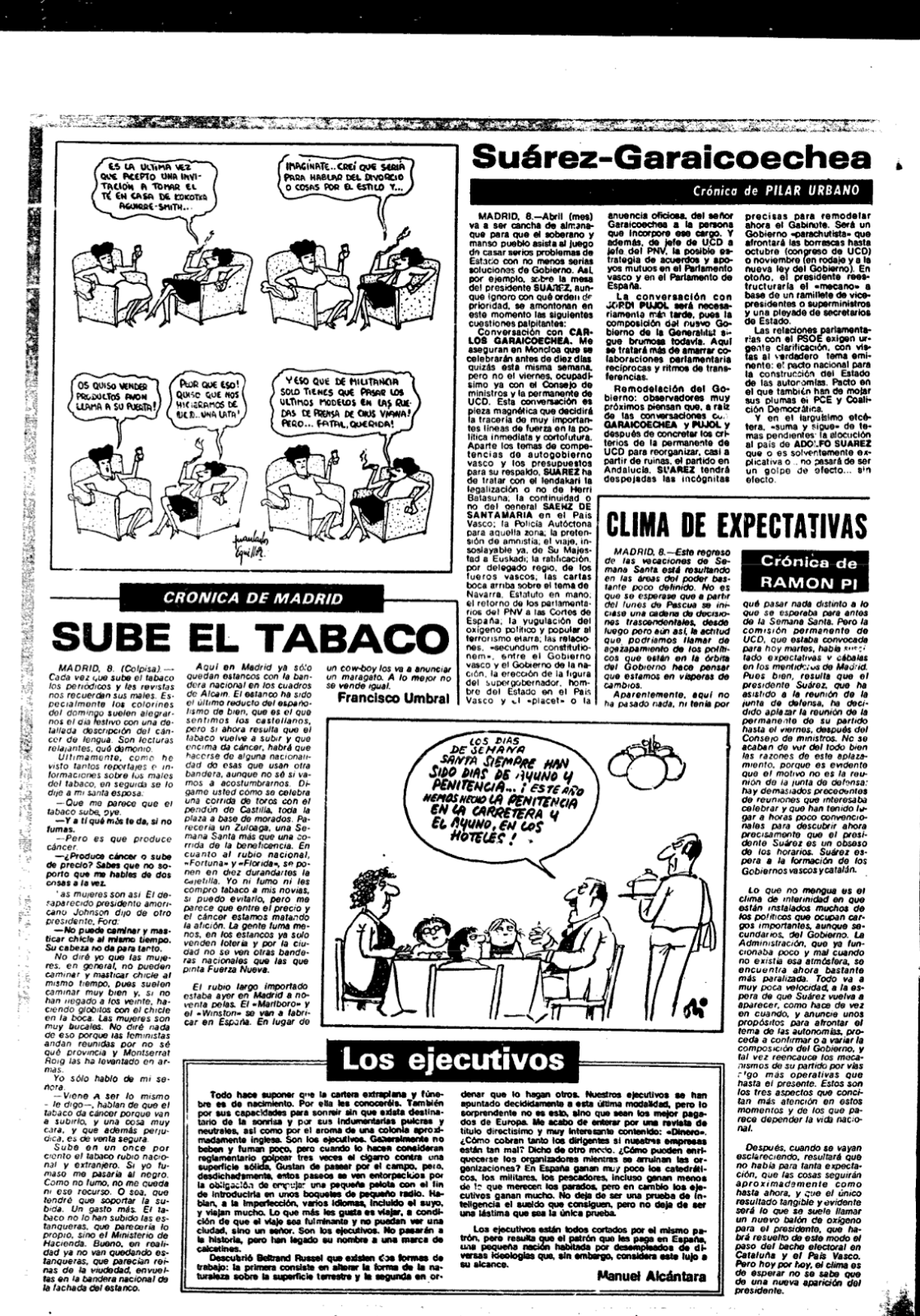 El Correo de EspañaEl Pueblo Vasco. Cobertura del juramento de Carlos Garaikoetxea