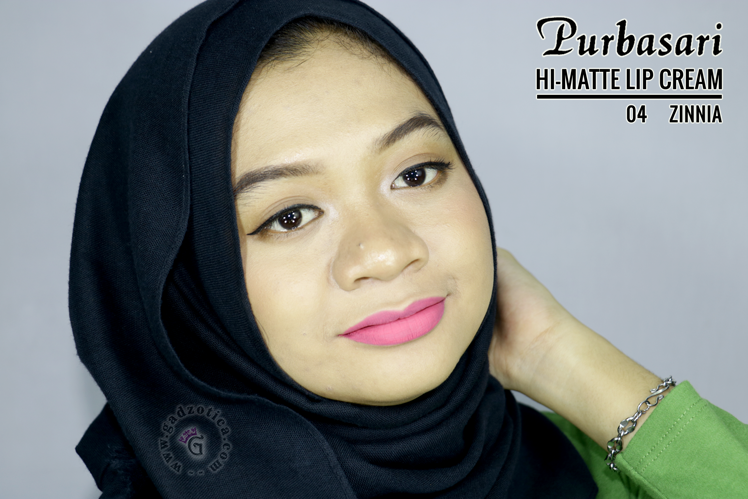 Purbasari Hi-Matte Lip Cream Zinnia
